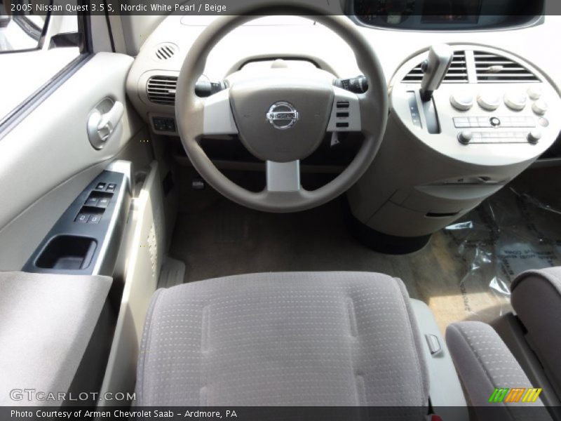 Nordic White Pearl / Beige 2005 Nissan Quest 3.5 S