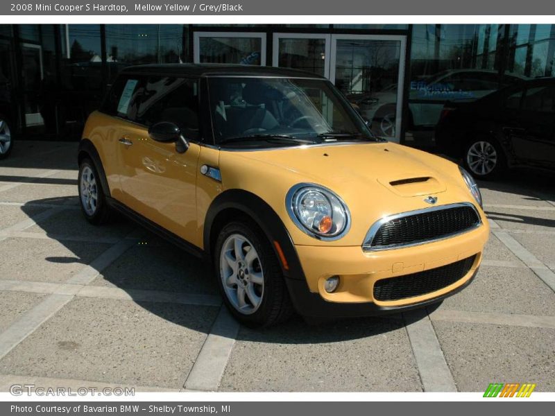 Mellow Yellow / Grey/Black 2008 Mini Cooper S Hardtop