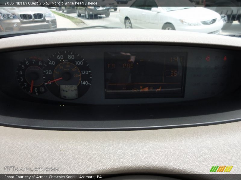 Nordic White Pearl / Beige 2005 Nissan Quest 3.5 S