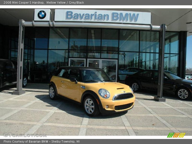 Mellow Yellow / Grey/Black 2008 Mini Cooper S Hardtop