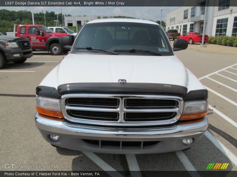 Bright White / Mist Gray 1997 Dodge Dakota SLT Extended Cab 4x4
