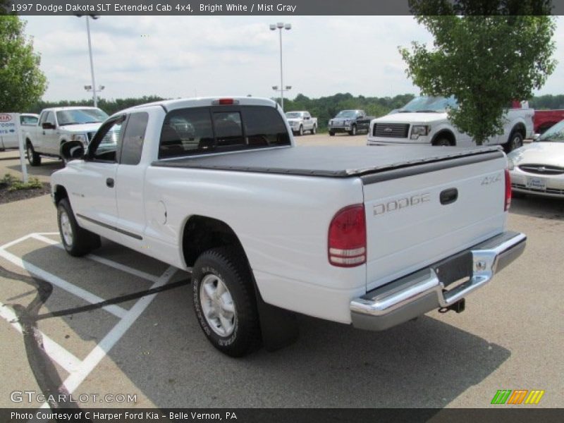 Bright White / Mist Gray 1997 Dodge Dakota SLT Extended Cab 4x4