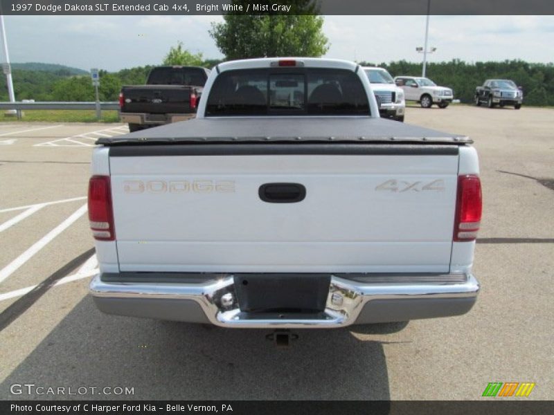 Bright White / Mist Gray 1997 Dodge Dakota SLT Extended Cab 4x4