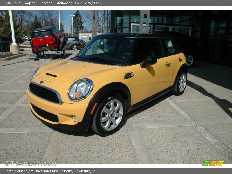 Mellow Yellow / Grey/Black 2008 Mini Cooper S Hardtop