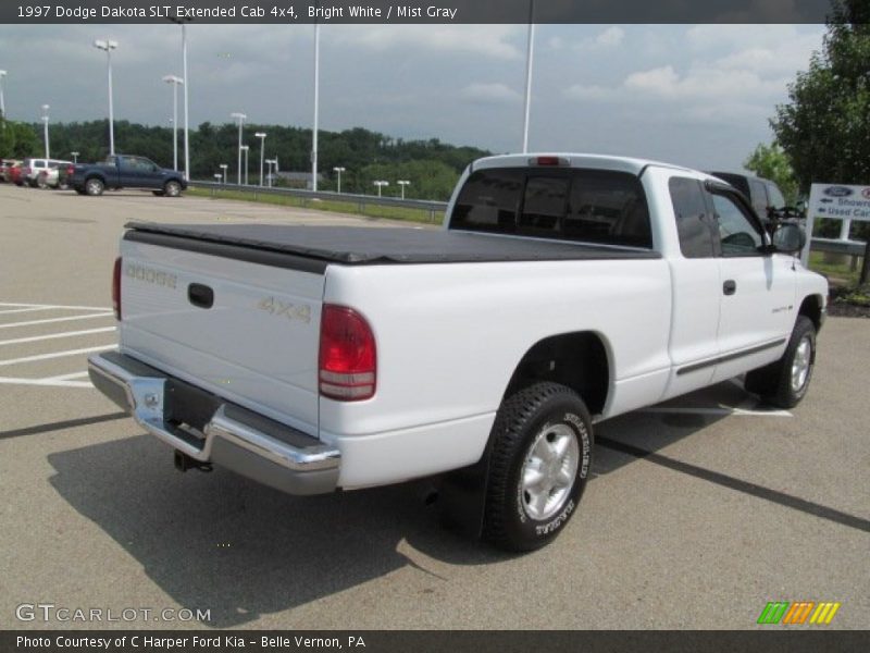 Bright White / Mist Gray 1997 Dodge Dakota SLT Extended Cab 4x4
