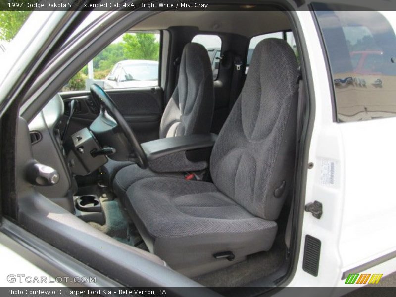 Bright White / Mist Gray 1997 Dodge Dakota SLT Extended Cab 4x4