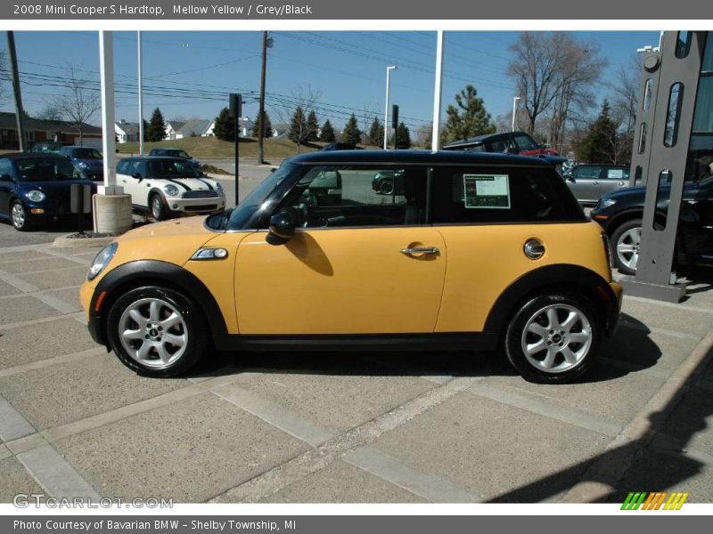 Mellow Yellow / Grey/Black 2008 Mini Cooper S Hardtop