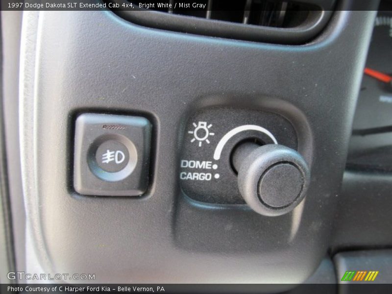 Bright White / Mist Gray 1997 Dodge Dakota SLT Extended Cab 4x4