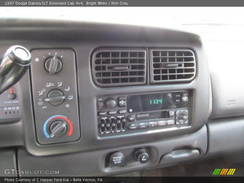 Bright White / Mist Gray 1997 Dodge Dakota SLT Extended Cab 4x4