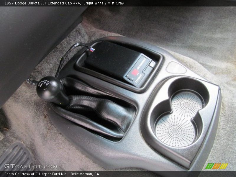 Bright White / Mist Gray 1997 Dodge Dakota SLT Extended Cab 4x4