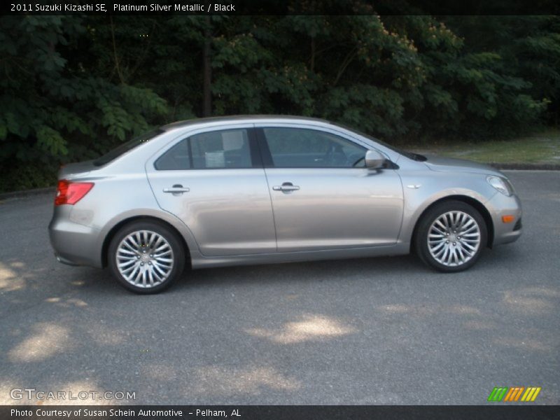 Platinum Silver Metallic / Black 2011 Suzuki Kizashi SE