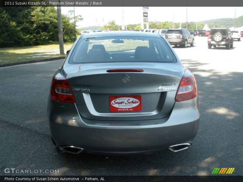 Platinum Silver Metallic / Black 2011 Suzuki Kizashi SE