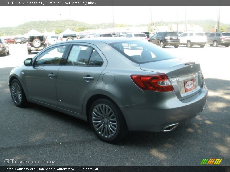 Platinum Silver Metallic / Black 2011 Suzuki Kizashi SE