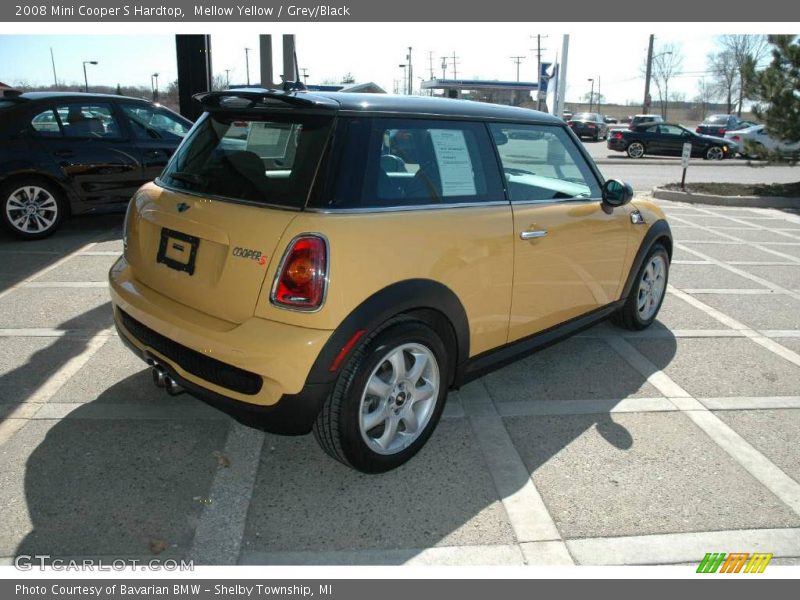 Mellow Yellow / Grey/Black 2008 Mini Cooper S Hardtop