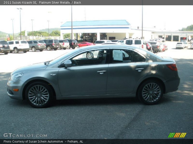 Platinum Silver Metallic / Black 2011 Suzuki Kizashi SE