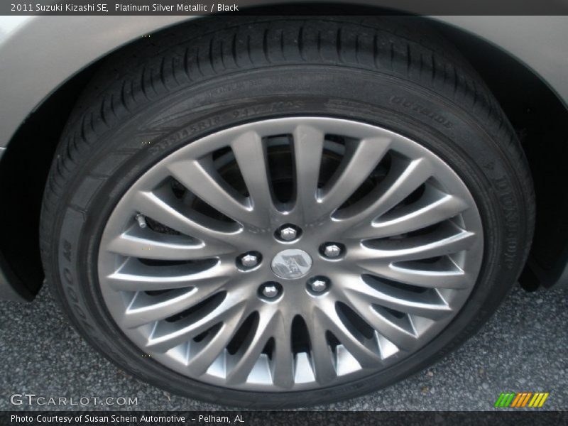 Platinum Silver Metallic / Black 2011 Suzuki Kizashi SE