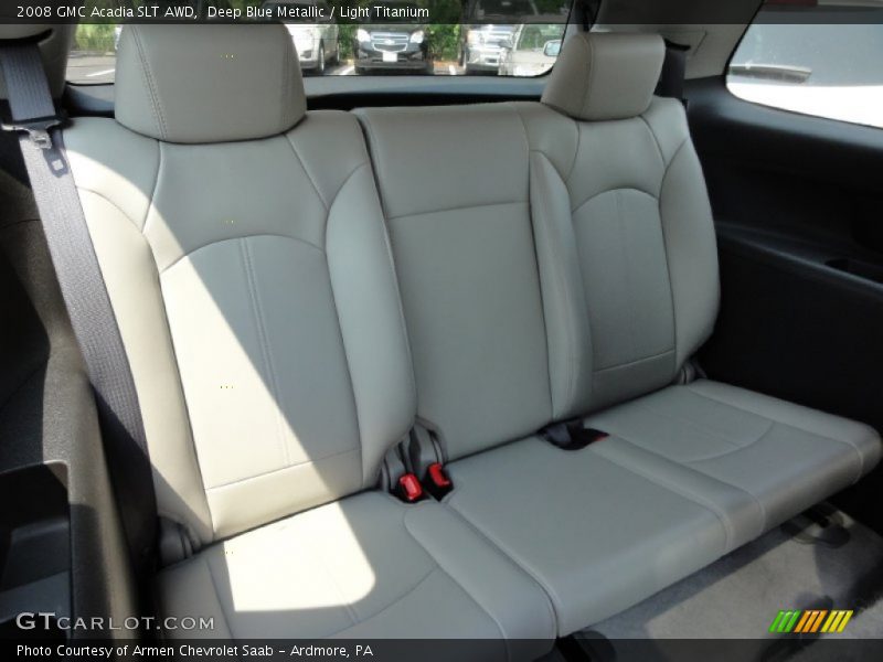 Deep Blue Metallic / Light Titanium 2008 GMC Acadia SLT AWD