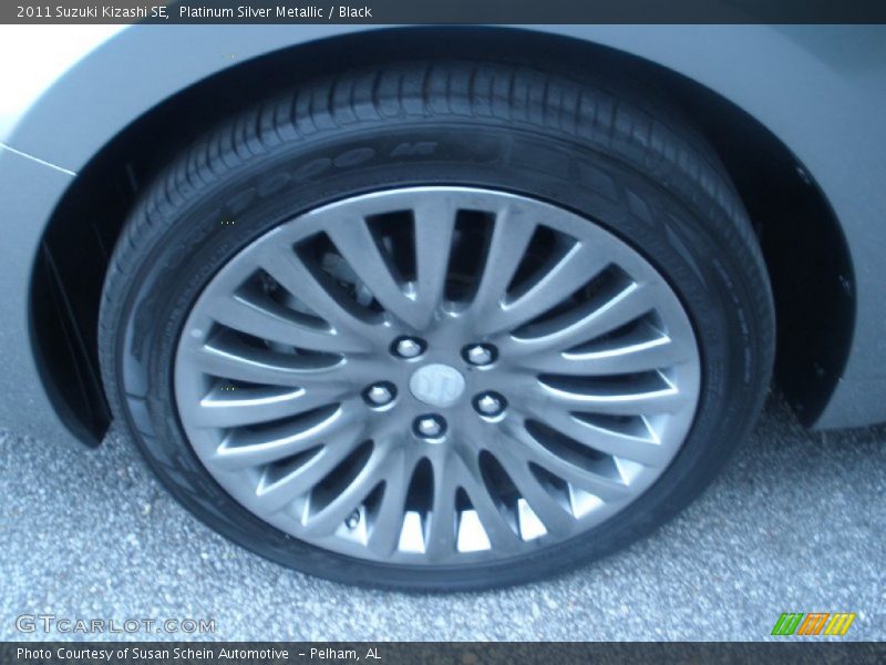 Platinum Silver Metallic / Black 2011 Suzuki Kizashi SE