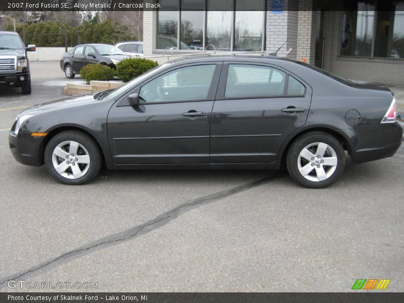 Alloy Metallic / Charcoal Black 2007 Ford Fusion SE