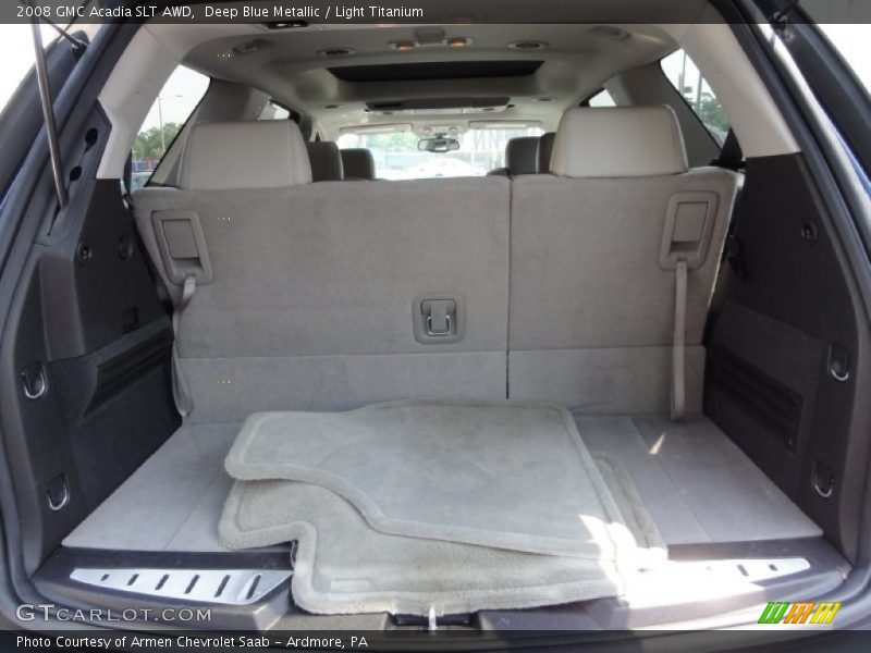 Deep Blue Metallic / Light Titanium 2008 GMC Acadia SLT AWD