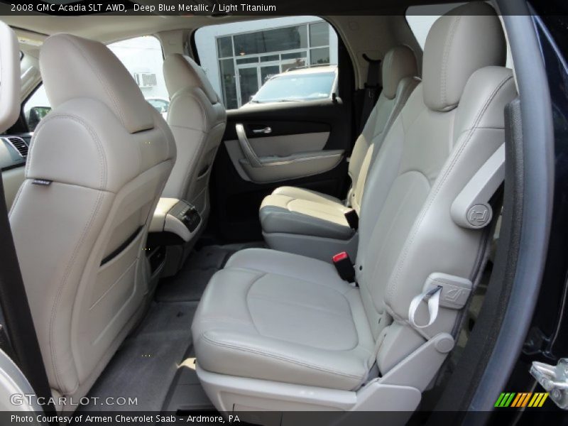 Deep Blue Metallic / Light Titanium 2008 GMC Acadia SLT AWD