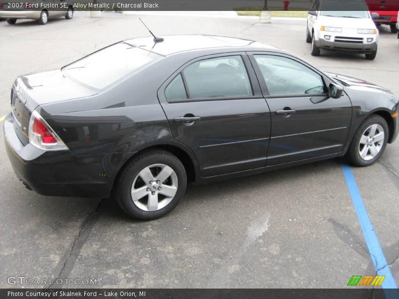 Alloy Metallic / Charcoal Black 2007 Ford Fusion SE
