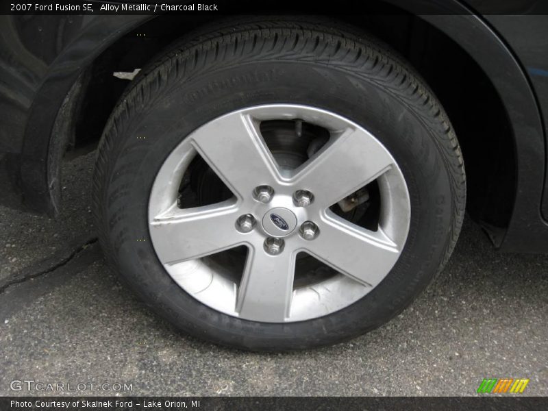 Alloy Metallic / Charcoal Black 2007 Ford Fusion SE
