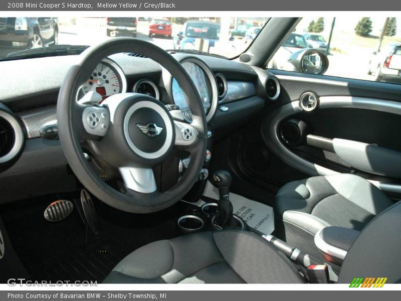 Mellow Yellow / Grey/Black 2008 Mini Cooper S Hardtop