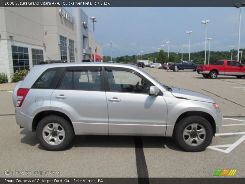 Quicksilver Metallic / Black 2008 Suzuki Grand Vitara 4x4