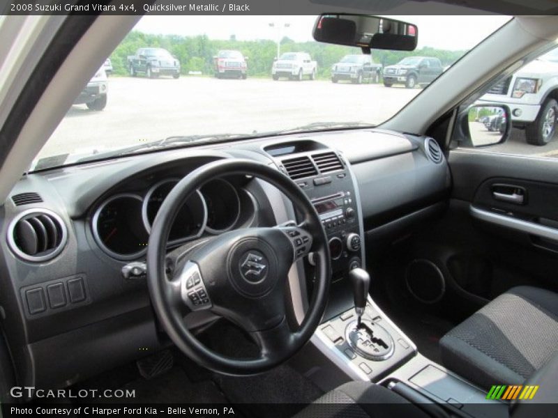 Quicksilver Metallic / Black 2008 Suzuki Grand Vitara 4x4