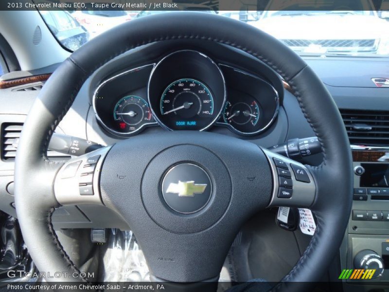 Taupe Gray Metallic / Jet Black 2013 Chevrolet Malibu ECO
