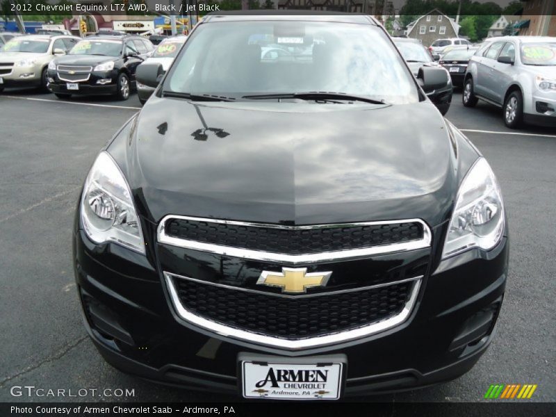 Black / Jet Black 2012 Chevrolet Equinox LTZ AWD