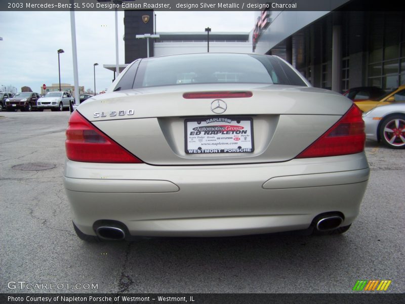 designo Silver Metallic / designo Charcoal 2003 Mercedes-Benz SL 500 Designo Edition Roadster