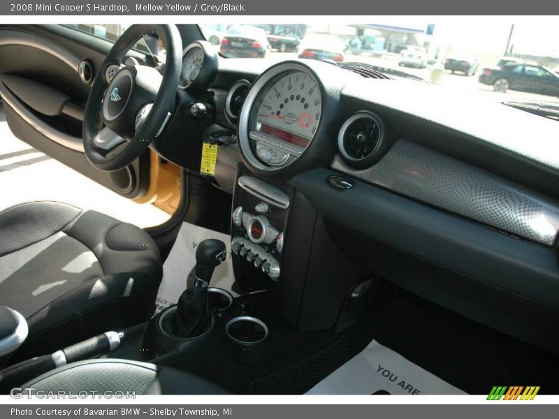 Mellow Yellow / Grey/Black 2008 Mini Cooper S Hardtop