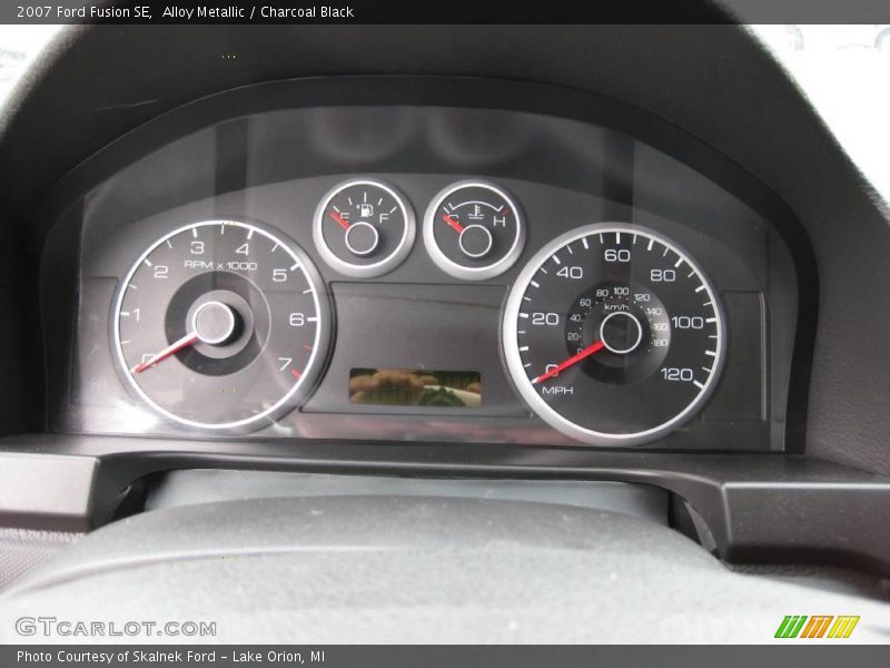 Alloy Metallic / Charcoal Black 2007 Ford Fusion SE