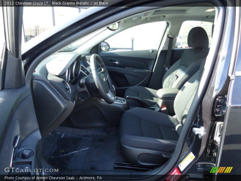 Black Granite Metallic / Jet Black 2012 Chevrolet Cruze LT