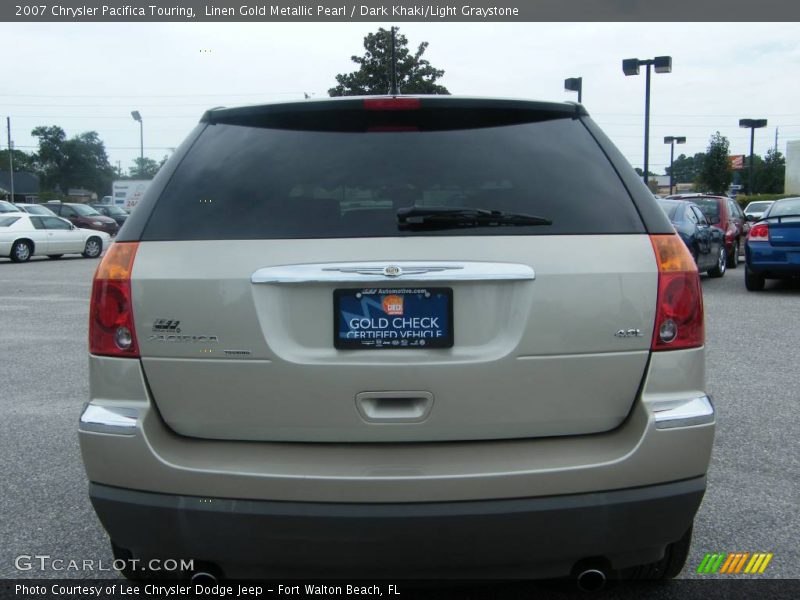 Linen Gold Metallic Pearl / Dark Khaki/Light Graystone 2007 Chrysler Pacifica Touring