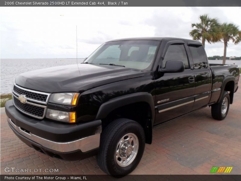 Black / Tan 2006 Chevrolet Silverado 2500HD LT Extended Cab 4x4