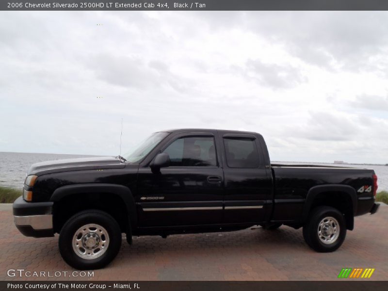 Black / Tan 2006 Chevrolet Silverado 2500HD LT Extended Cab 4x4