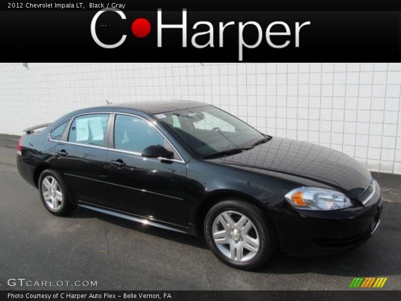 Black / Gray 2012 Chevrolet Impala LT
