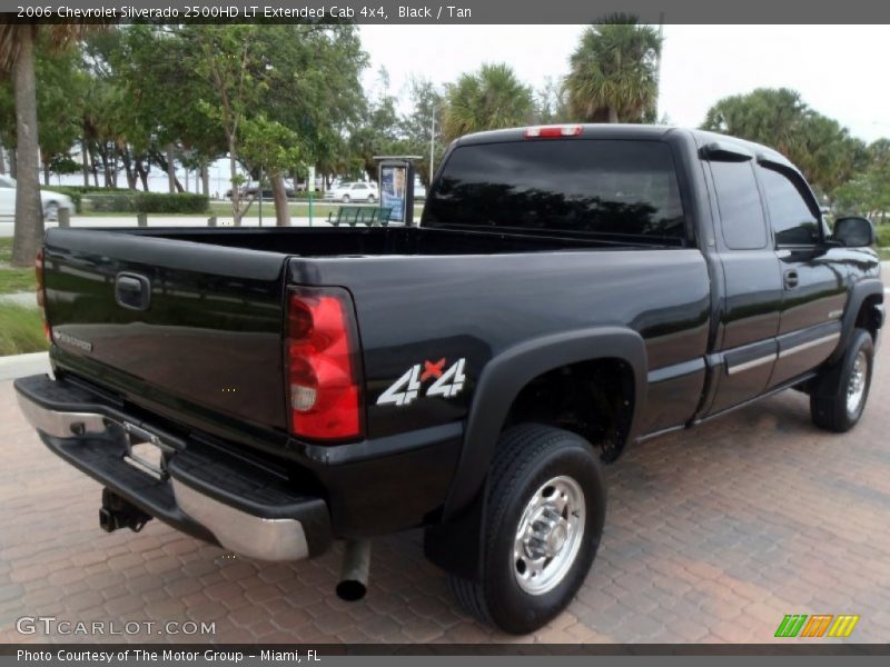 Black / Tan 2006 Chevrolet Silverado 2500HD LT Extended Cab 4x4
