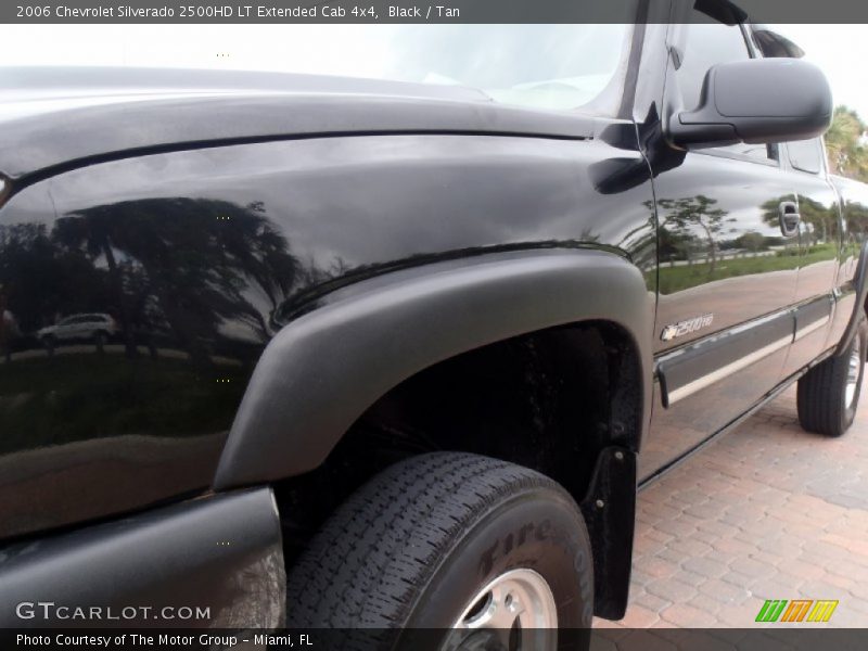 Black / Tan 2006 Chevrolet Silverado 2500HD LT Extended Cab 4x4