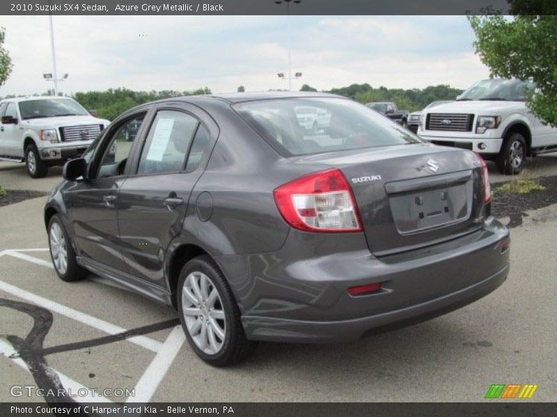 Azure Grey Metallic / Black 2010 Suzuki SX4 Sedan