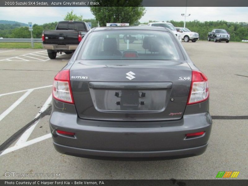 Azure Grey Metallic / Black 2010 Suzuki SX4 Sedan