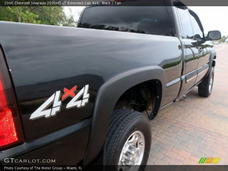 Black / Tan 2006 Chevrolet Silverado 2500HD LT Extended Cab 4x4