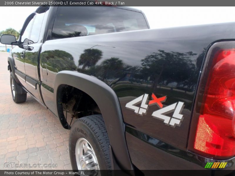 Black / Tan 2006 Chevrolet Silverado 2500HD LT Extended Cab 4x4