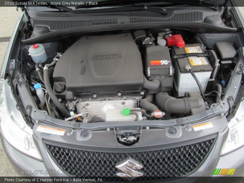Azure Grey Metallic / Black 2010 Suzuki SX4 Sedan