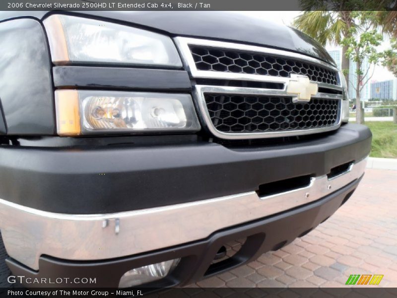 Black / Tan 2006 Chevrolet Silverado 2500HD LT Extended Cab 4x4