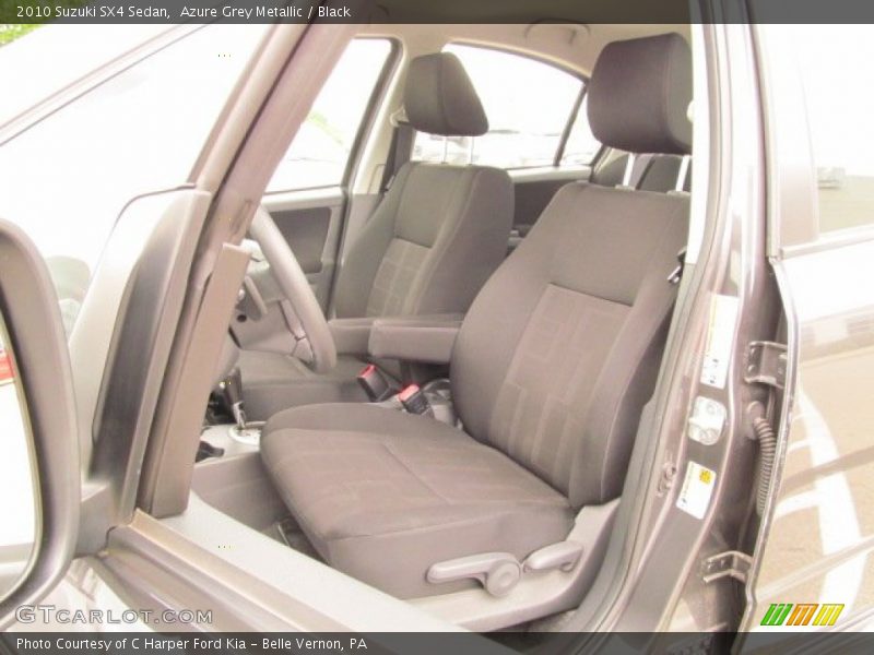Azure Grey Metallic / Black 2010 Suzuki SX4 Sedan