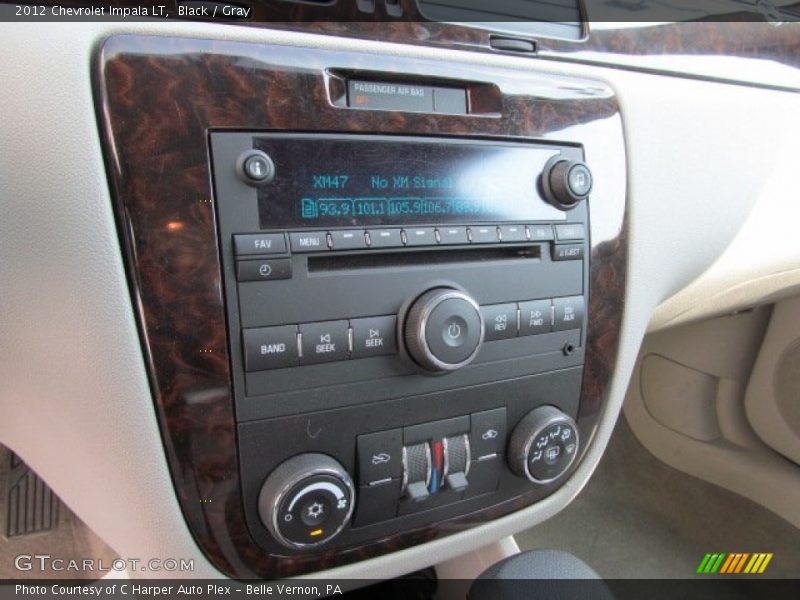 Black / Gray 2012 Chevrolet Impala LT